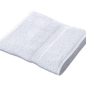 Serviette éponge Dobby à liteau tissé – 500 g/m²